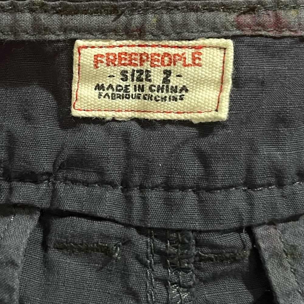 Free People Navy Utility Shorts - Picture 6 of 8